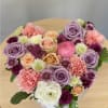 Arranged in a beautiful heart shaped box, the premium fresh cut large