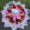 There is no one who can resist this beautiful bouquet with hello