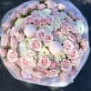 Soft and romantic, the Blush Elegance Bouquet features delicate spray pink roses