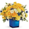 You&#039;re golden when you send this sunshine yellow rose bouquet! It&#039;s perfectly