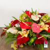 The Beretania&#039;s Tropical Centerpiece  is a stunning and unique floral arrangement