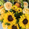 Embrace the cheerful radiance of our Sunny Sunflower Delight. This vibrant arrangement