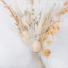 Our Forever Neutral Budvase arrangement features a curated mix of dried florals
