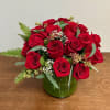 A modern take on the classic red roses using premium, long-lasting Ecuadorian