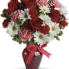 Delight your love with this beautiful bouquet of bright white chrysanthemums, precious