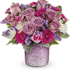 Make her day shine with Teleflora&#039;s Radiant Reverie cylinder vase, featuring a
