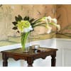 Moondance. Romance. Elegance! Captivating callas, white hydrangea, exotic orchids in a stunning
