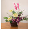 GINGER,ANTHIRIUM,ORCHIDS AND SAGA PALM LEAF