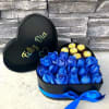 Surprise him on this special day with this beautiful heart-shaped box, with