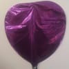 18in purple heart mylar add to any stuffed animal, balloon, or floral