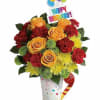 Send a celebration someone&#039;s way with this colorful bouquet, hand-delivered on a
