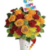 Send a celebration someone&#039;s way with this colorful bouquet, hand-delivered on a