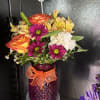 mix of fresh Reese&rsquo;s , daisies, carnations , astromenias wax flowers 