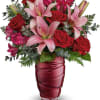Embrace the thrill of true love with this Valentine&#039;s Day bouquet, filled