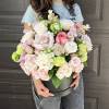 This beautiful floral arrangement is designed with different types premium fresh cut