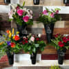 Seasonal designer&#039;s choice in vase