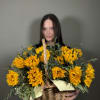 Beautiful Basket full of Sunflowers