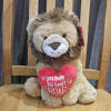 10&quot; Plush Lion &quot;You Make My Heart Roar&quot; on the Heart