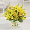 A beautiful way to celebrate a wonderful milestone . Stunning roses, lilies