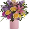 Cheers to you! Celebrate any day with this cheerful gift of pink