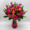 The Fiesta Bouquet is composed of a lively mix, fit to celebrate