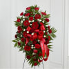 The Treasured Memories Standing Spray is a rich and colorful way to