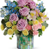 Soft and sweet, the beauty of this stunning springtime bouquet is matched