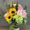 The perfect arrangement to  lift spirits no matter the occasion. The