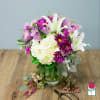 The Beretania Bailey bouquet is full of fresh garden flowers