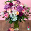 The Beretania Florist Amethyst bouquet is a stunning floral arrangement that features