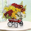 Talk about the perfect welcome wagon! Available for boys and girls, this