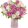 Celebrate Mom&#039;s love for elegant design with the Blush Blossoms Bouquet arranged