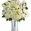 Show your sympathy with style and grace. A shining silver finish and