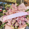 These pink roses are sure to make any recipient blush! This exquisite