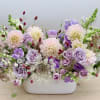 These cool tones of lavender and purple are sure to wash away
