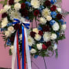 Honor to whom honor is due through this sympathy wreath. This wreath