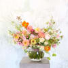 A Peach , blush , pink color palette arrange with Luxury Garden