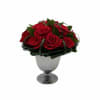 (76) Elevate the classic beauty of red roses with a touch of