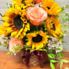 Sunflower dream basket is perfect for anybody who loves sunflowers, or to