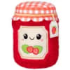 Select this fun and festive strawberry jam jar plush from squishable. This