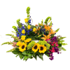 Embrace the vibrant spectrum of cherished memories with our Rainbow Remembrance Wreath