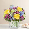Light, bright, and spring-ready, our medley of blooms&mdash;in shades of yellow, blue