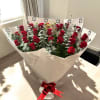 beautiful bouquet with a base, ideal for birthdays or for any occasion