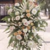 This beautiful design for a standing spray is a great choice for