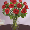 These dozen red roses are the classic symbol of love and romance