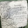 A beautiful keepsake memorial stone for your loved one featuring the phrase: