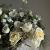 Stunning white blooms, effortlessly arranged in a timeless vase.
Simple. Elegant. Always in