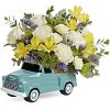 Talk about a dream machine! Bursting with a fresh rose bouquet, this