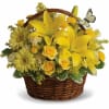 Wishes do come true, by the basketful, actually. This delightful arrangement is
