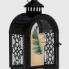 Honor a lasting legacy with this elegant black memorial lantern. Designed with